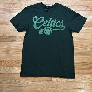 Dark Green Celtics Men's Short Sleeve Tee